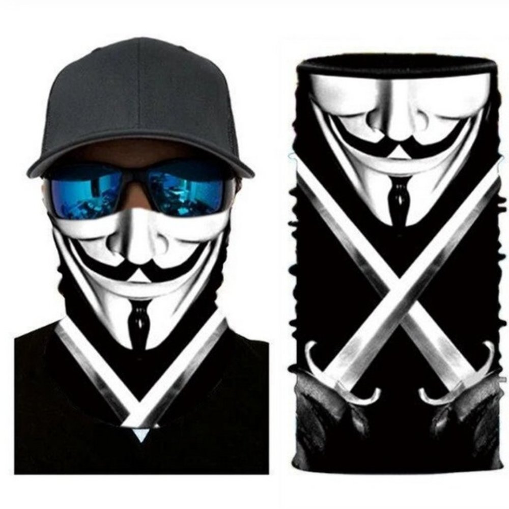 SKULL MASK BANDANA - Picture 1 of 5
